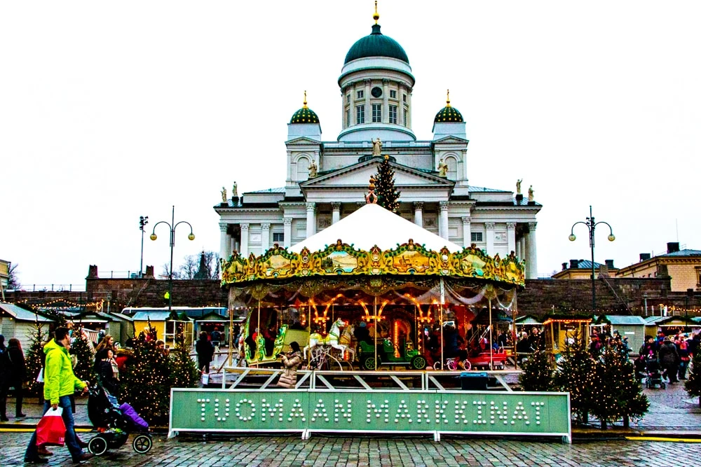 St. Thomas Christmas Market in Helsinki Finland