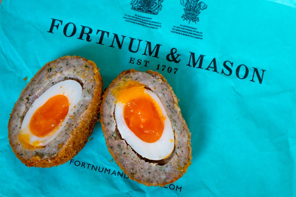 Fortnum and Mason Scotch Egg - London Food Tour