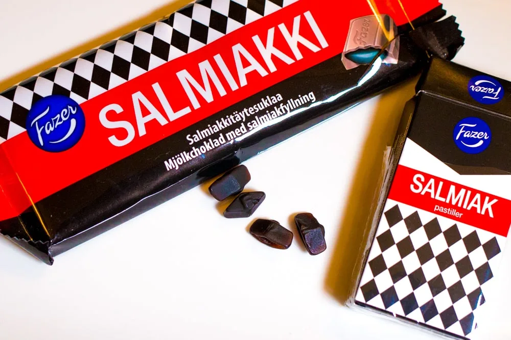 Fazer Chocolate and Saltey Licorice in Helsinki Finland
