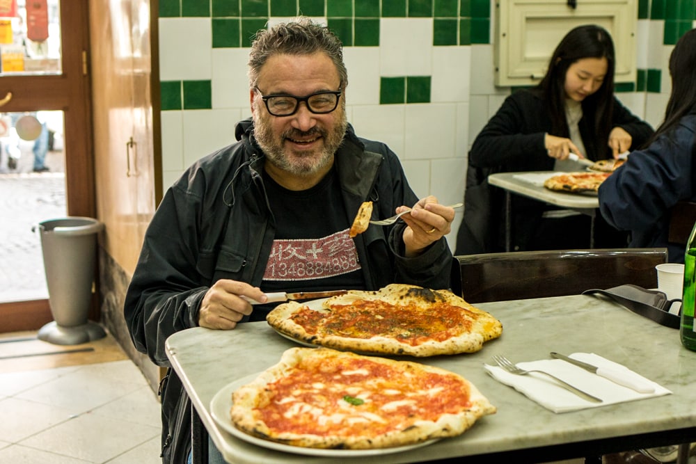 Marinara Pizza at Da Michele in Naples Italy