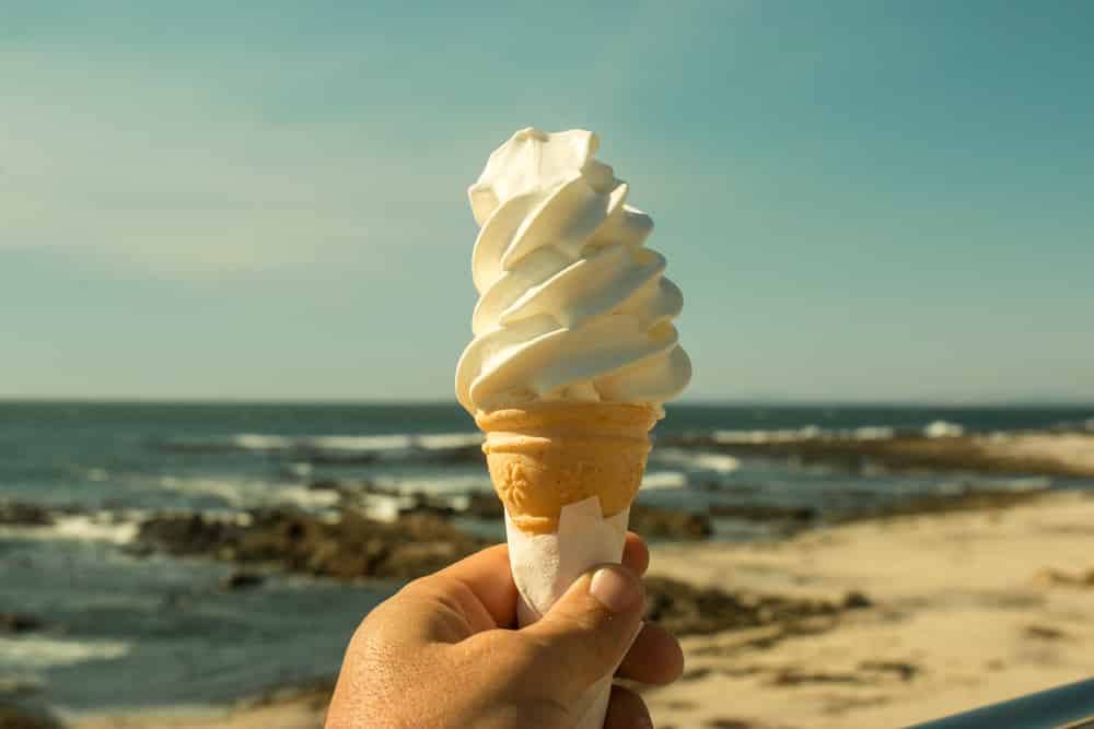 Ice Cream Cone in Cape Town South Africa