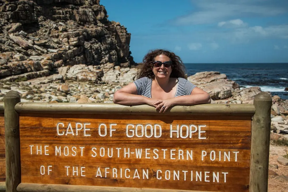 Cape of Good Hope Sign in South Africa