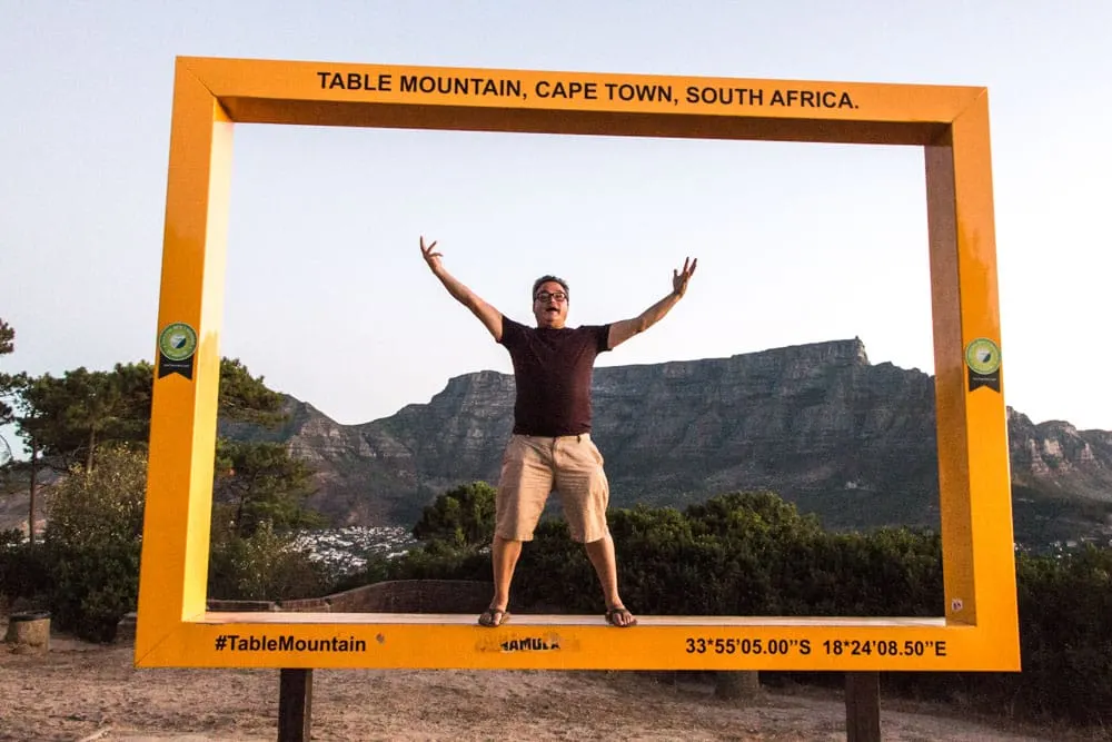 Table Mountain Picture Frame in Cape Town South Africa