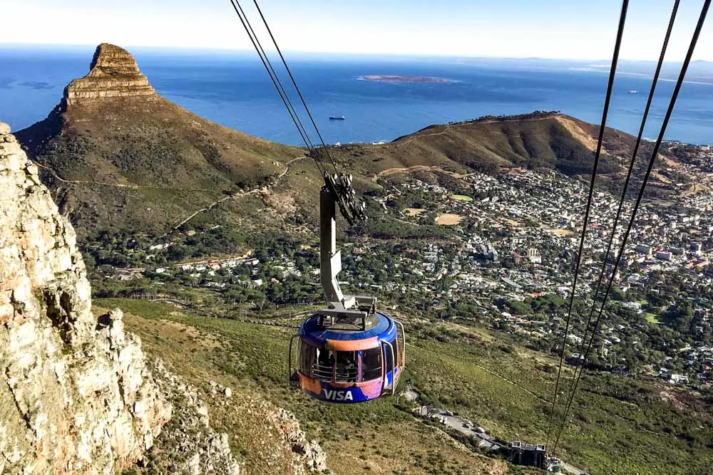 Table Mountain Cable Car in Cape Town South Africa