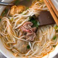 Bun Bo Hue Spicy Noodle Soup