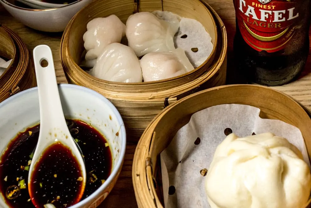 Dumplings and Beer at Beijing Opera in Cape Town South Africa