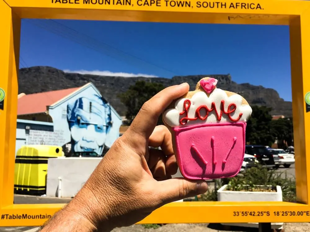 Cookie at Charyl's Bakery in Cape Town South Africa