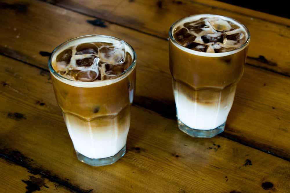 Iced Coffee at Kamili in Cape Town South Africa