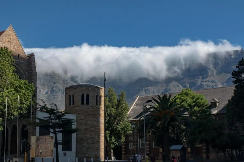 Table Mountain Mist in Cape Town South Africa