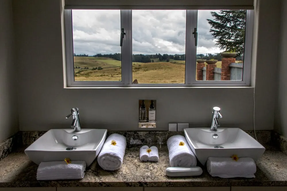 Bathroom at Brahman Hills Hotel in South Africa
