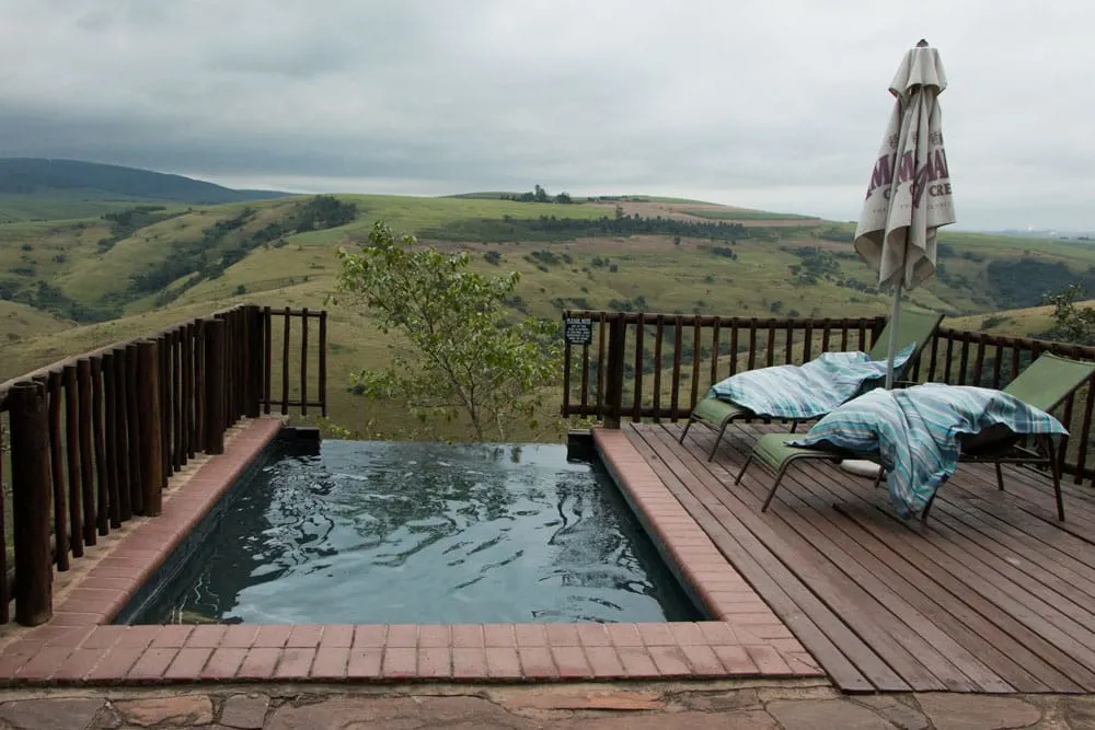 Infinity Pool at Gwahumbe Game Lodge and Spa in South Africa