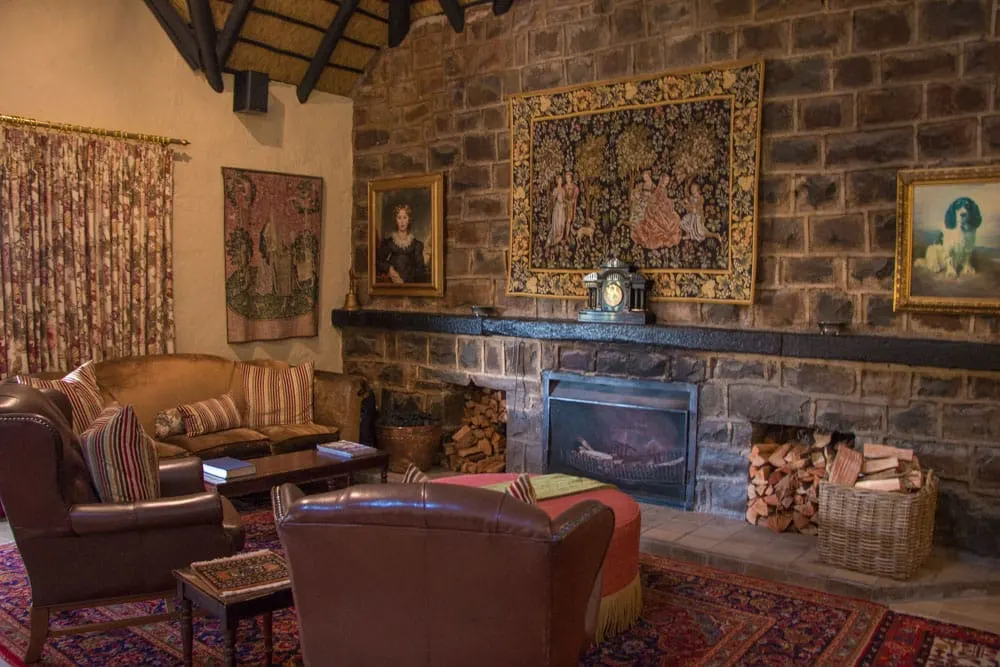 Lounge at Walkersons Hotel & Spa in South Africa