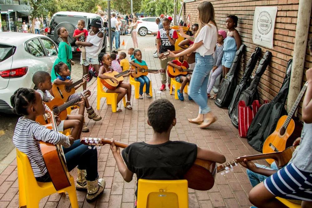 Maboneng Music Class in Johannesburg South Africa