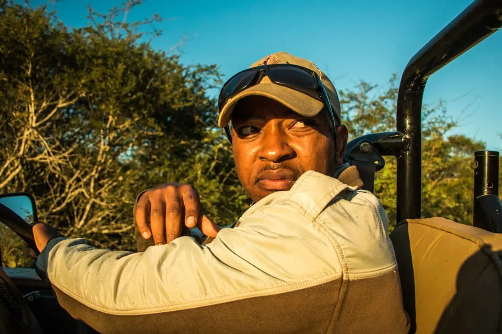 Ranger Themba at Thanda Safari in South Africa