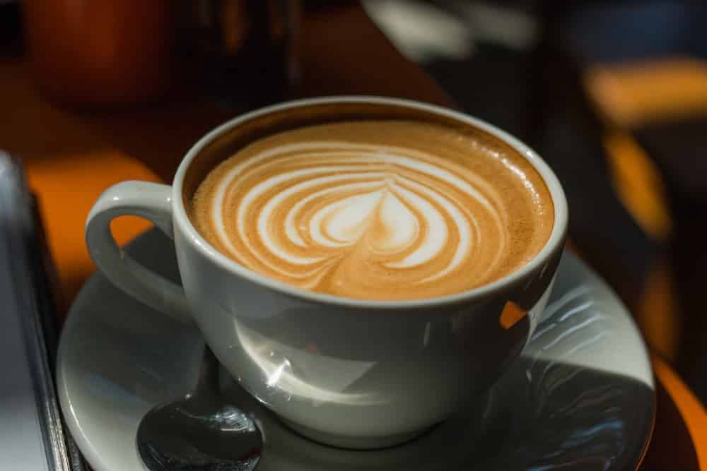 Cappuccino at Ile de Pain in Knysna South Africa