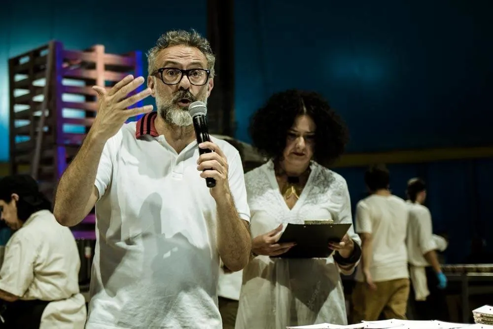 Chef Massimo Bottura at Al Meni Festival in Emilia Romagna