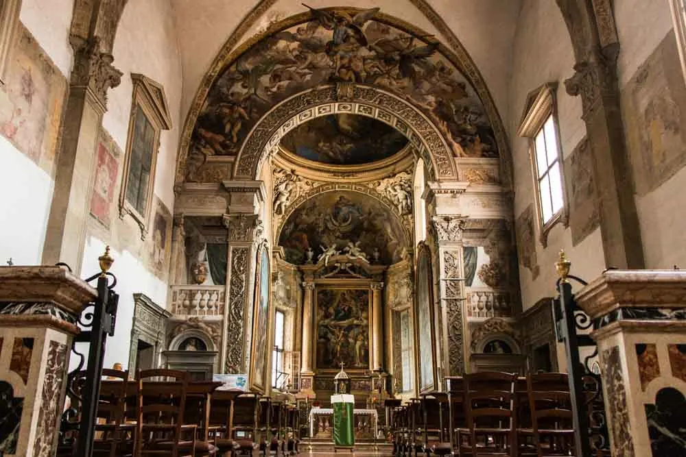 Church of San Michel in Bosco in Bologna Italy