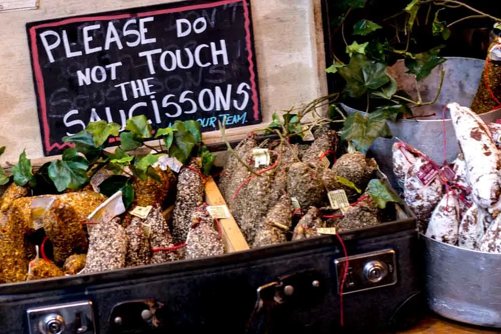 Sign at Borough Market - Best Food Markets in London