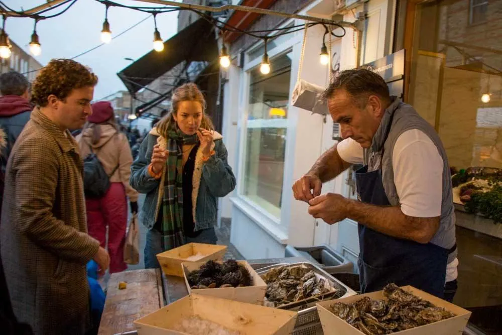 Fishmonger at Broadway Market - Best Food Markets in London