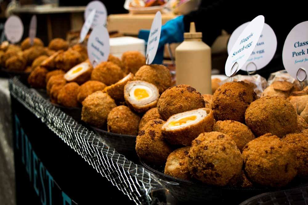Scotch Eggs at Maltby Street Market - Best Food Markets in London