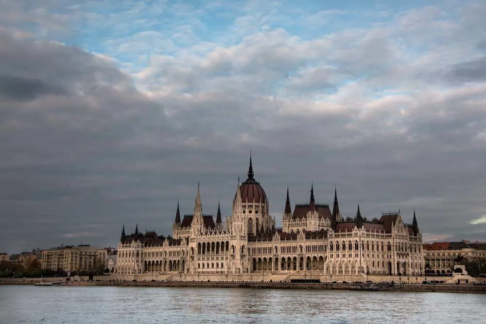 Hungarian Parliament Building in Budapest Hungary