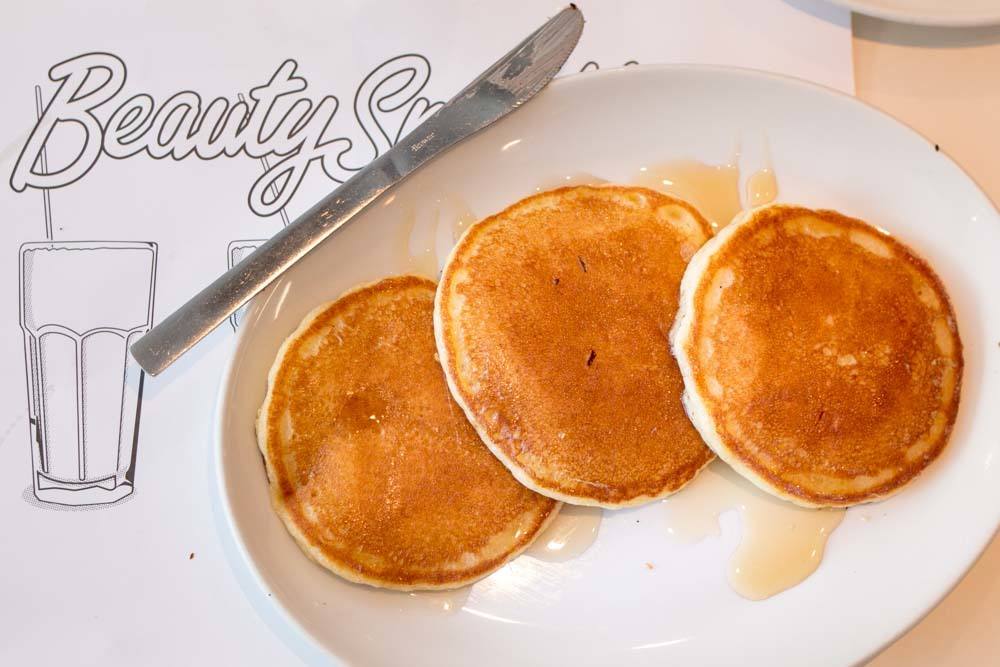 Pancakes at Beauty's Luncheonette in Montreal Canada