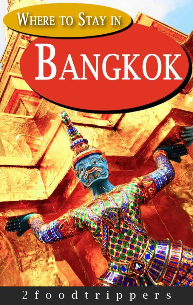 Pinterest image: image of Bangkok with caption reading 'Where to Stay in Bangkok'
