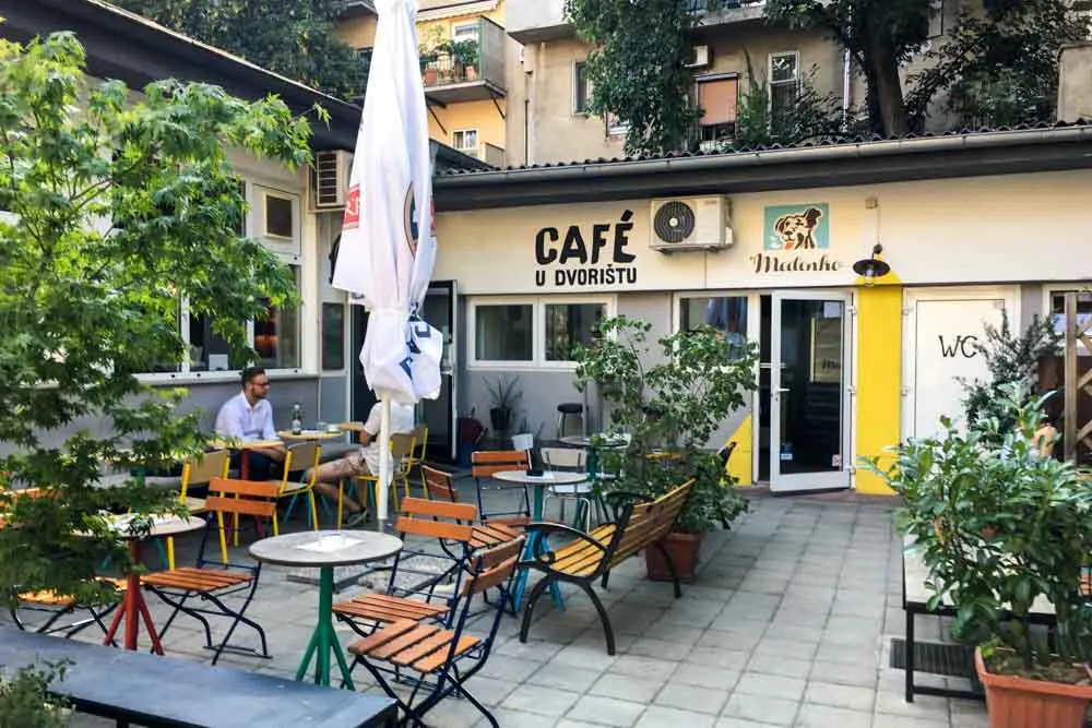 Cafe U Dvorista in Zagreb Croatia