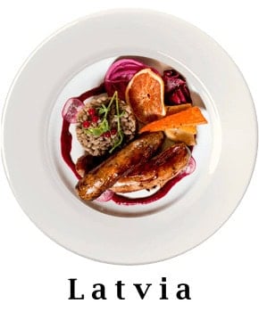 Latvia Plate