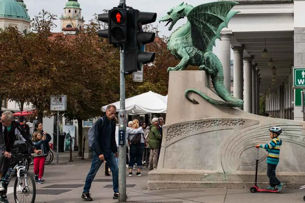 Dragon in Ljubljana Slovenia
