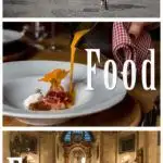 Pinterest image: three images of Ljubljana with caption reading 'Ljubljana Food Experiences'
