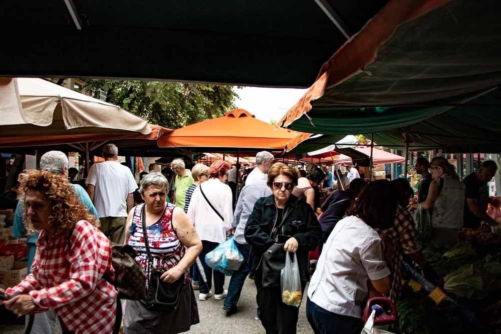 Neighborhood Market in Athens Greece