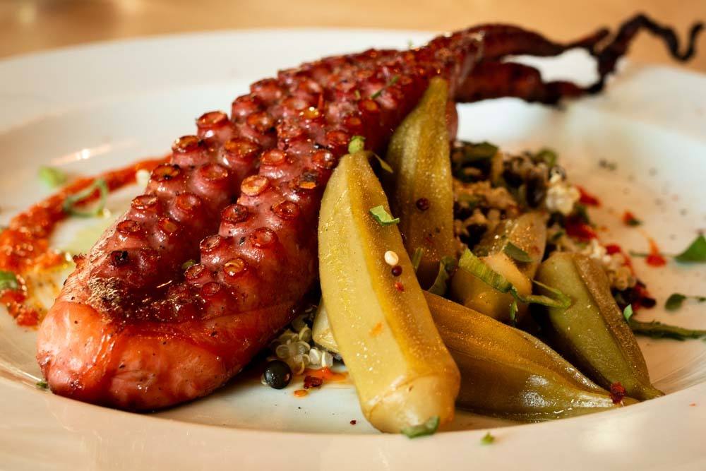 Grilled Octopus at Seychelles in Athens Greece - Athens Restaurants
