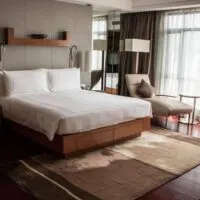 Pinnacle Suite Bedroom at the Swissotel Grand Shanghai