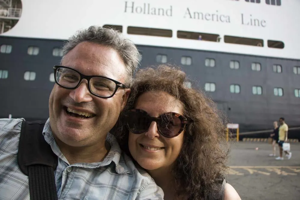 Holland America Cruise Volendam Ship Selfie