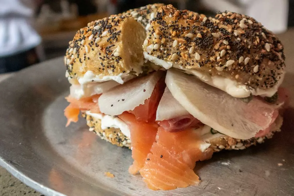 Bagel and Lox at Philly Style Bagels in Philadelphia