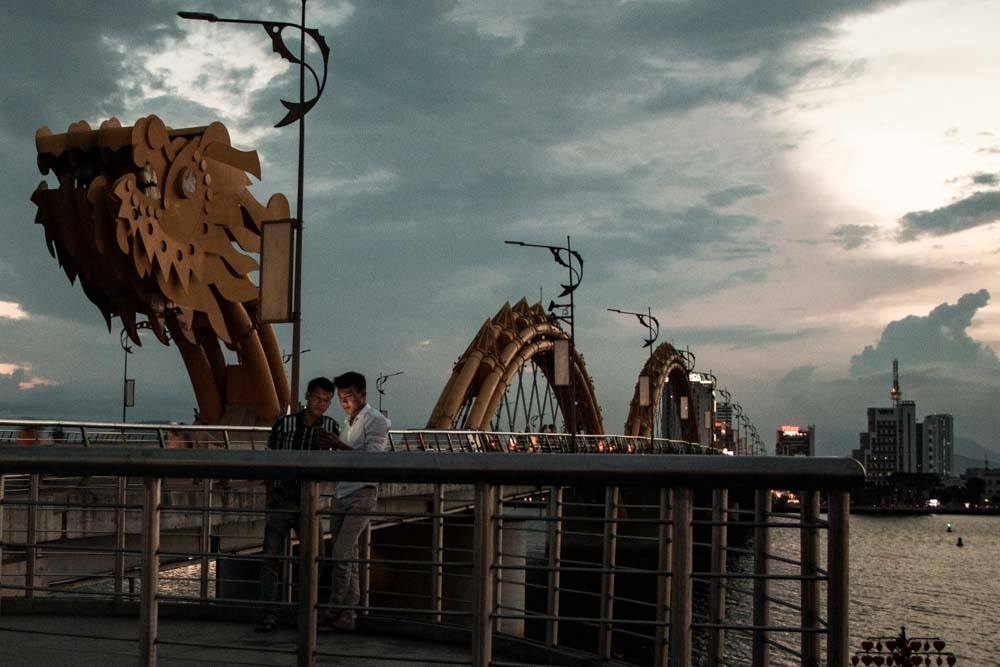 Dragon Bridge in Da Nang Vietnam