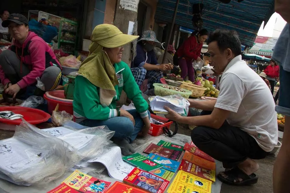 Market in Danang Vietnam