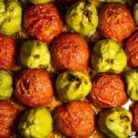 Roasted Tomatoes at Meteora Restaurant in Meteora Greece