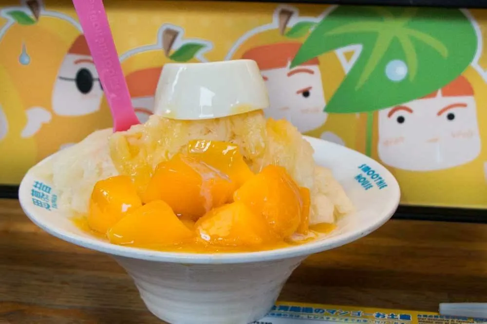 Mango Shave Ice at Smoothie House in Taipei