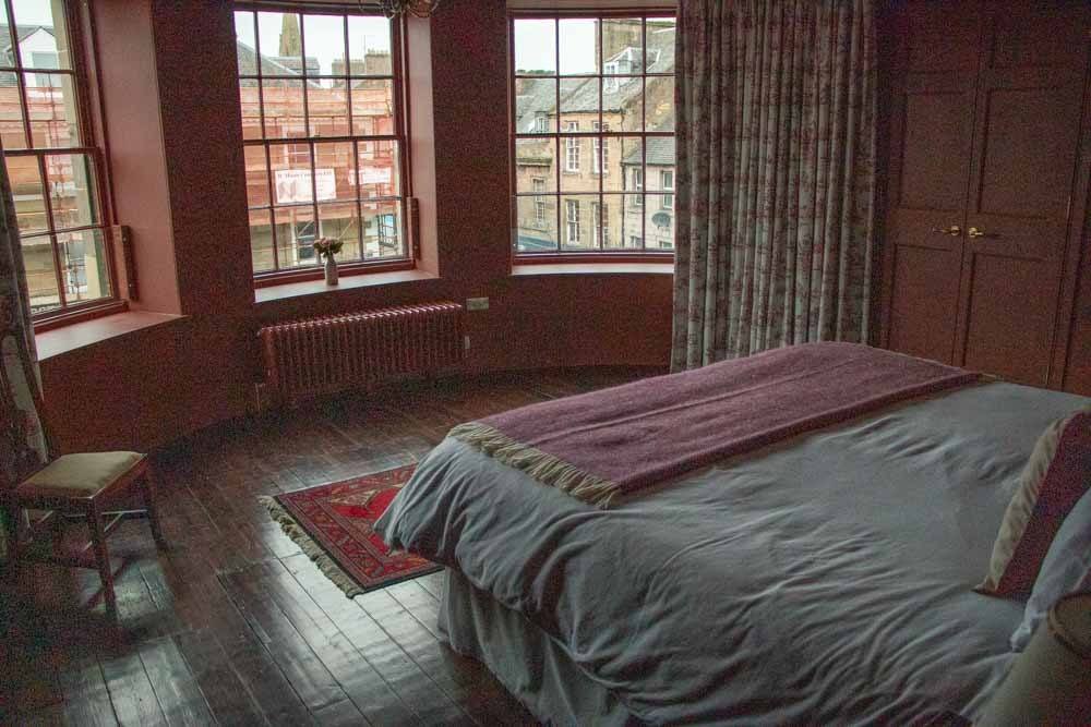 Cupar Burgh Chambers Bedroom in Fife Scotland