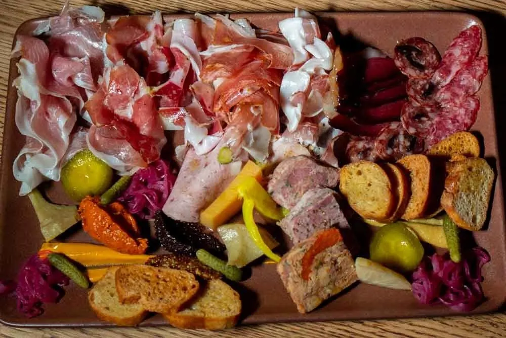Charcuterie at Cure in Pittsburgh
