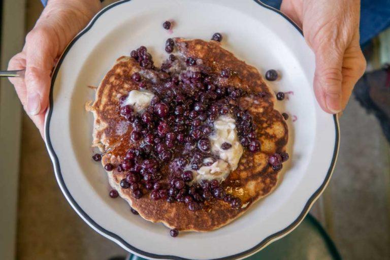 Pancakes at Penn Yan Diner in the Finger Lakes