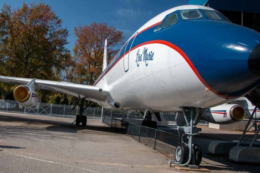 Airplane at Graceland in Memphis