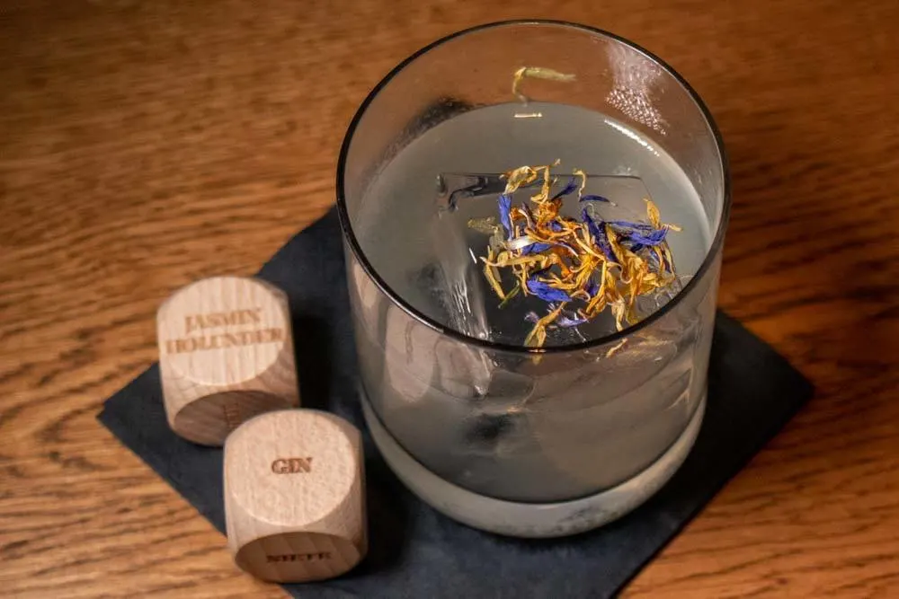 Cocktail and Dice at Drilling in Hamburg Germany