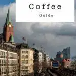 Pinterest image: image of Hamburg with caption reading 'Hamburg Coffee Guide'
