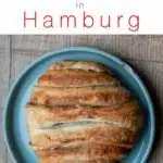 Pinterest image: image of food in Hamburg with caption reading 'Where to Eat in Hamburg'