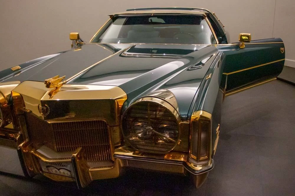 Isaac Hayes Gold-Plated Cadillac at Stax Museum in Memphis