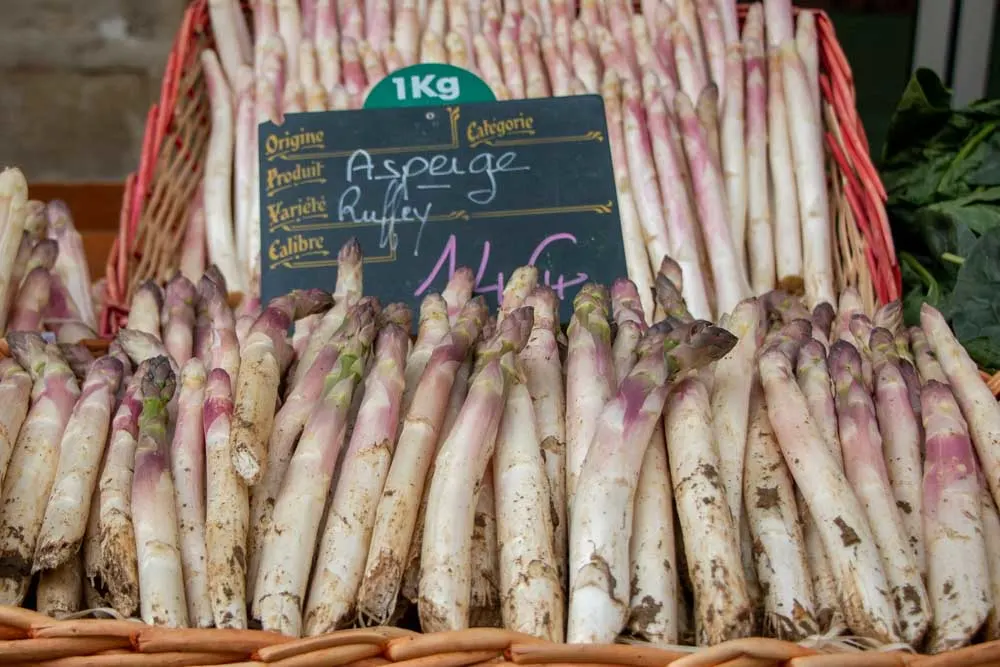 Asparagus at Dijon Market