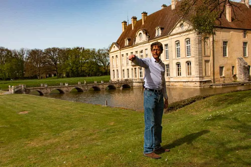 Count Bertrand de Vogue at Chateau de Commarin in Burgundy France